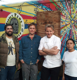 Chef Ramsay visited Honest Tom’s Taco Truck run by Drexel alum Tom McCusker